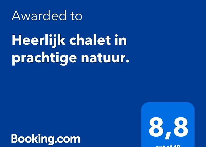 Chalet Heerlijk In Prachtige Natuur.